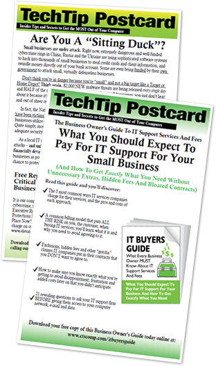 Tech Tip Postcard