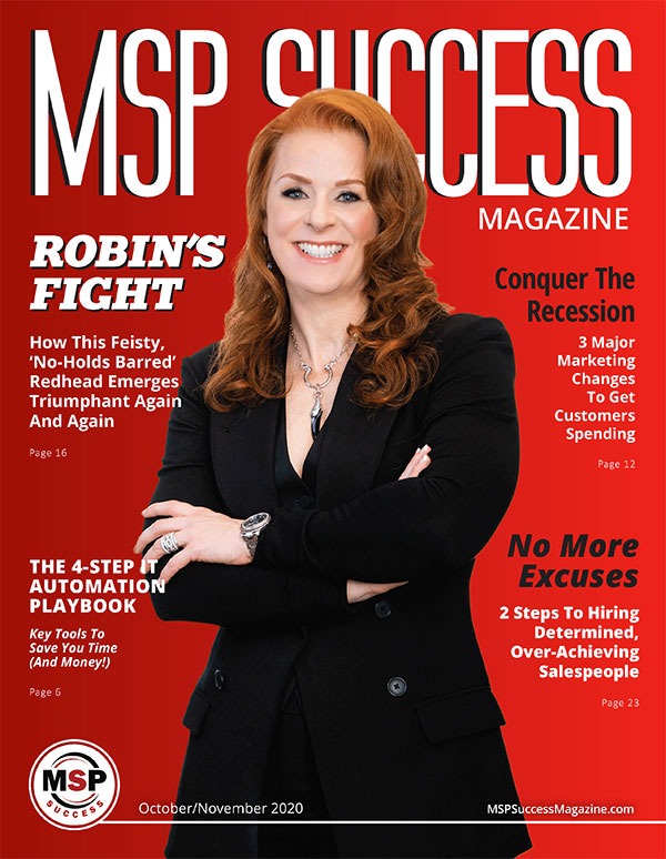 Robin Robins | MSP Success Magazine Cover