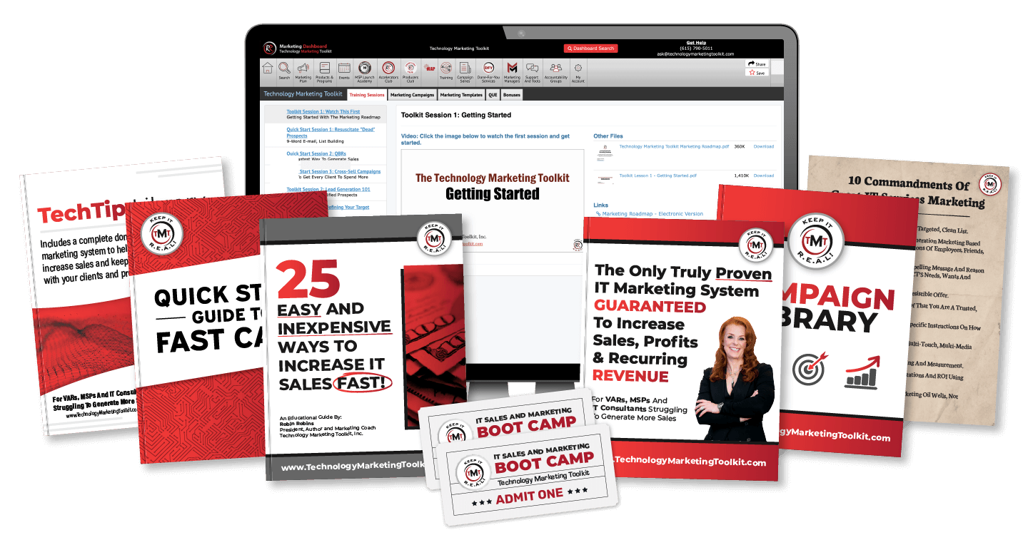 Technology Marketing Toolkit | Robin Robins