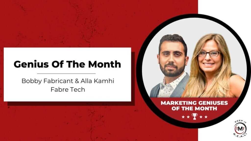 Bobby Fabricant and Alla Kamhi genius of the month.